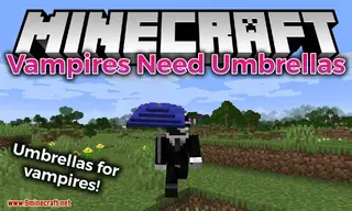 Vampires Need Umbrellas Mod (1.21.1 1.20.1) – Protect Vampires from The Sun