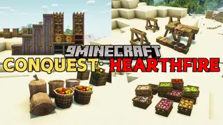 Conquest: Hearthfire Mod (1.20.1) – New Medieval-style Decoration Blocks