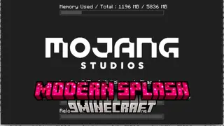 Modern Splash Mod (1.12.2, 1.7.10) – Updates the Loading Screen to A Modern Style
