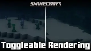 Toggleable Rendering Mod (1.21.5, 1.20.1) – Keybind To Toggle Rendering Of Mobs Or Items