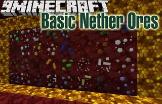 Basic Nether Ores Mod (1.21.1, 1.20.1) – Find Diamonds Easily