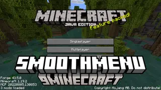 SmoothMenu Mod (1.19.2, 1.18.2) – Uncap Main Menu FPS