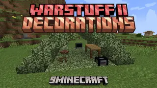 WarStuff II Decorations Mod (1.21.4, 1.20.1) – Military Themed Props For Builders