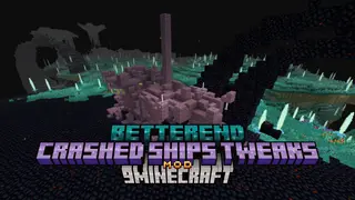 BetterEnd Crashed Ships Tweaks Mod (1.21.1, 1.20.1) – Adding Loot to Crashed Ship Chests