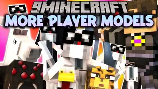 More Player Models Mod (1.20.4, 1.20.1) – New Characters, Animations