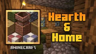 Hearth & Home Mod (1.20.1, 1.19.2) – Cozy Vanilla-Style Decoration