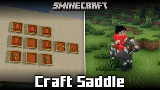 Craft Saddle Mod (1.21.5, 1.21.1) – Makes Saddles Craftable
