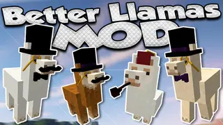 Better Than Llamas Mod (1.21.5, 1.20.1) – Meet the Fanciest Llamas