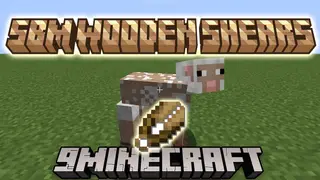 SBM Wooden Shears Mod (1.20.1, 1.19.2) – Making Easier in Early Game