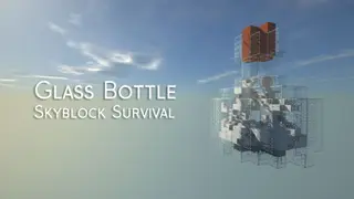 Glass Bottle Skyblock Survival Map (26.2, 1.20.1) for Minecraft