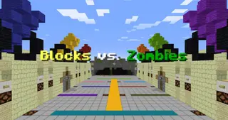 Blocks vs. Zombies: Fanmade Map (26.2, 1.20.1) for Minecraft