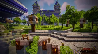 Castle and Gladiator Arena Map (26.2, 1.20.1) for Minecraft