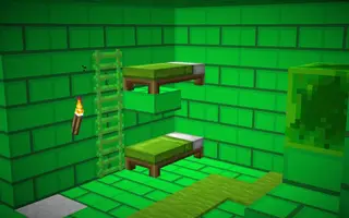 Green Prison Escape Map (26.2, 1.20.1) for Minecraft