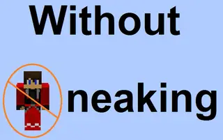 Without Sneaking Map (26.2, 1.20.1) for Minecraft