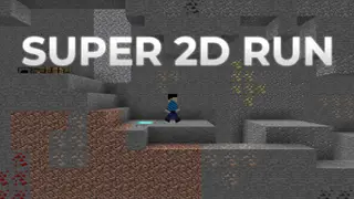 Super 2D Run Map (26.2, 1.20.1) for Minecraft