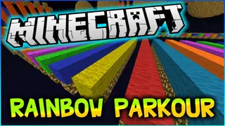 The Rainbow Parkour Map (26.2, 1.20.1) for Minecraft