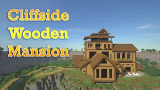 Cliffside Wooden Mansion Map (26.2, 1.20.1) for Minecraft
