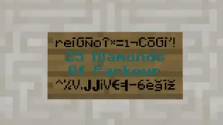 25 Diamonds of Parkour Map (26.2, 1.20.1) for Minecraft