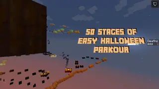50 Stages Of Easy Halloween Parkour Map (26.2, 1.20.1) for Minecraft