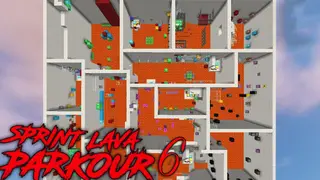 Sprint Lava Parkour 6 Map (26.2, 1.20.1) for Minecraft