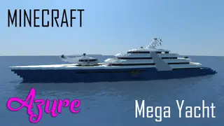 Megayacht Azure Map (26.2, 1.20.1) for Minecraft