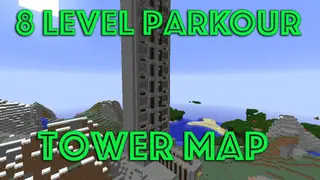 8 Level Parkour Tower Map (26.2, 1.20.1) for Minecraft