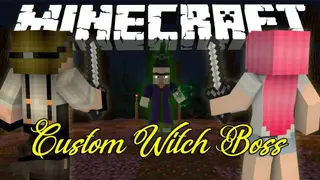 Custom Witch Boss Map (26.2, 1.20.1) for Minecraft