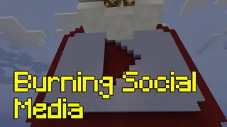 Burning Social Media Map (26.2, 1.20.1) for Minecraft