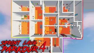 Sprint Lava Parkour 4 Map (26.2, 1.20.1) for Minecraft