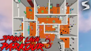 Sprint Lava Parkour 3 Map (26.2, 1.20.1) for Minecraft