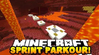 Sprint Lava Parkour 2 Map (26.2, 1.20.1) for Minecraft