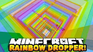 Rainbow Parkour (Dropper) Map (26.2, 1.20.1) for Minecraft