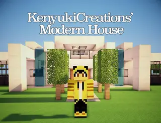 KenyukiCreations' Modern House Map (26.2, 1.20.1) for Minecraft