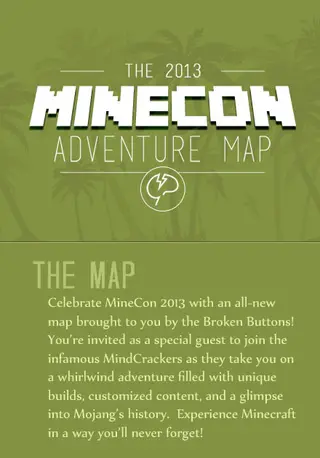 Minecon 2013 Adventure Map (26.2, 1.20.1)