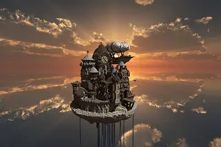 Theceran (Flying Steampunk Island) Map (26.2, 1.20.1)