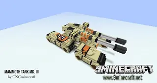 GDI Mammoth Tank (C&C3) Map (26.2, 1.20.1)