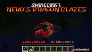 Neko's Dragon Blazes Resource Pack (1.20.1) – Mythical Dragons for a Fantasy