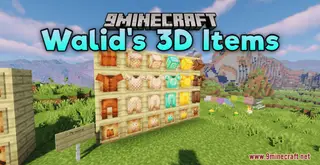 Walid's 3D Items Resource Pack (1.21.1, 1.20.1) – Texture Pack