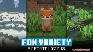 Fox Variety Resource Pack (1.21.1, 1.20.1) – Texture Pack