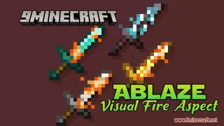 Ablaze – Visual Fire Aspect Resource Pack (1.21.1, 1.20.1) – Texture Pack