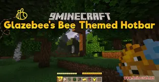 Glazebee's Bee Themed Hotbar Resource Pack (1.21.1, 1.20.1) – Texture Pack