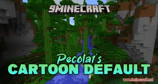 Pecola1's Cartoon Default Resource Pack (1.21.1, 1.20.1) – Texture Pack