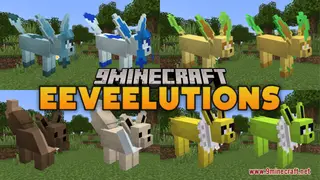 Eeveelutions Resource Pack (1.21.1, 1.20.1) – Texture Pack