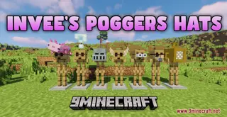 Invee's Poggers Hats Resource Pack (1.21.1, 1.20.1) – Texture Pack
