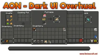 AON – Dark UI Overhual Resource Pack (1.21.1, 1.20.1) – Texture Pack
