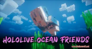 Hololive-Ocean Friends Resource Pack (1.21.1, 1.20.1) – Texture Pack