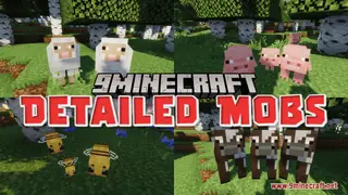 Detailed Mobs Resource Pack (1.21.1, 1.20.1) – Texture Pack