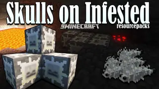 Skulls on Infested Resource Pack (1.21.1, 1.20.1) – Texture Pack