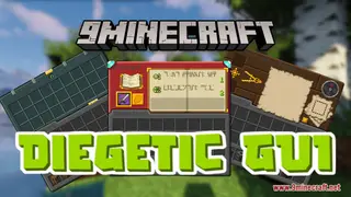 Diegetic GUI Resource Pack (1.21.1, 1.20.1) – Texture Pack