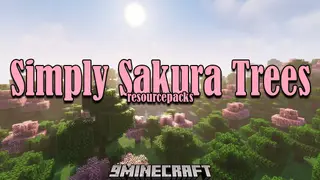 Simply Sakura Trees Resource Pack (1.21.1, 1.20.1) – Texture Pack
